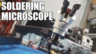 SDG #093 Eakins Trinocular Simul-focal Microscope and 37MP Video Camera