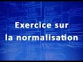 Coursalinecom exercice vous guide pas  pas  sur la normalisation