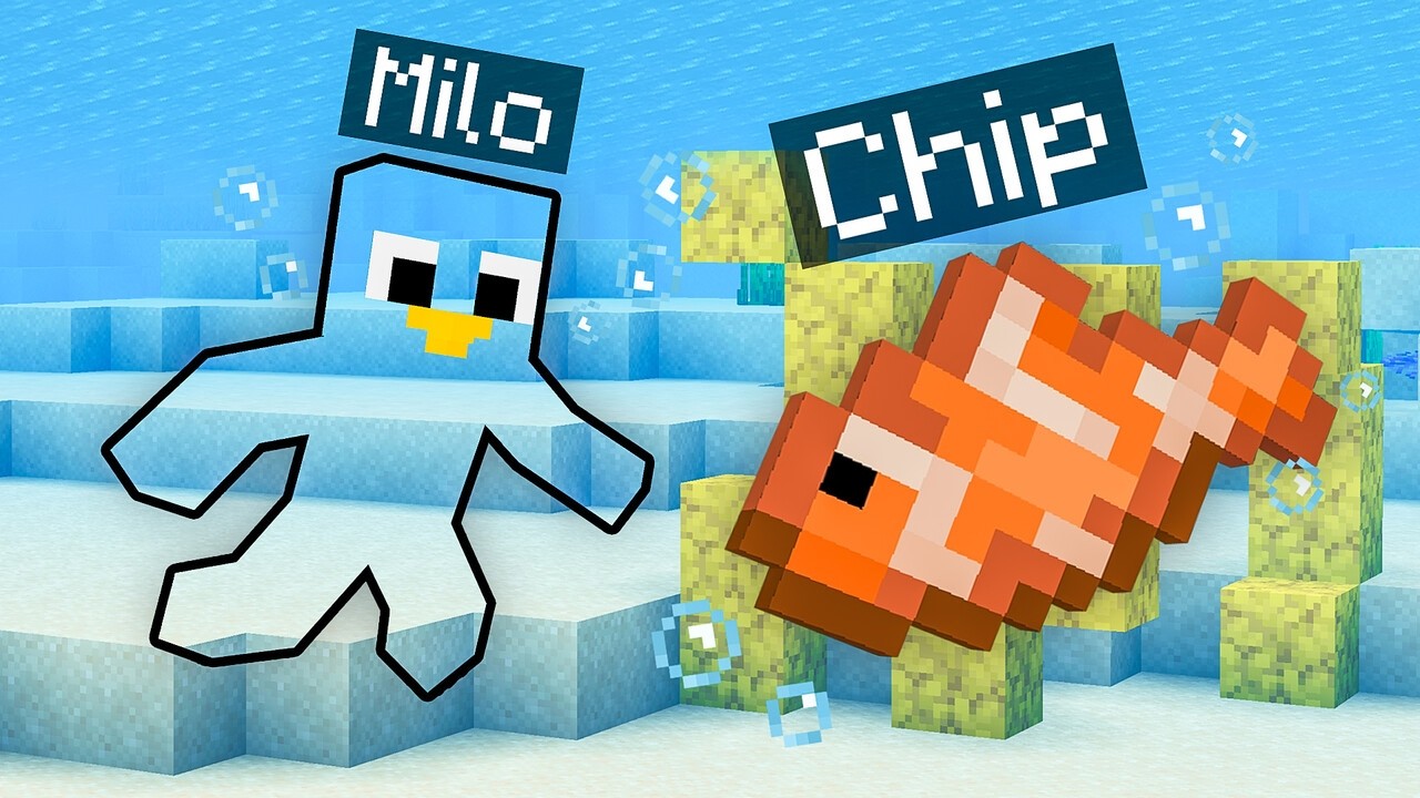 I Cheated in ONE COLOR Underwater Hide and Seek in Minecraft