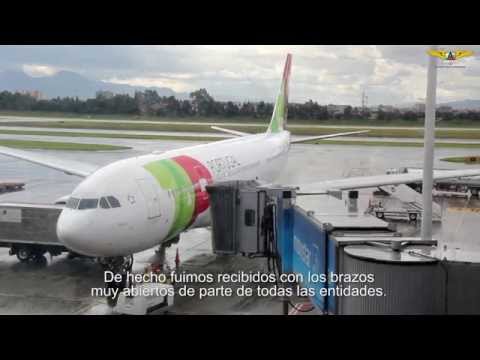 Primer vuelo de TAP a Bogotá