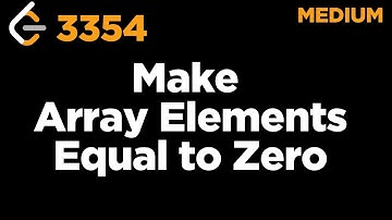 3354 Make array elements equal to zero | LeetCode