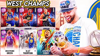 USING THE 2021-22 WARRIORS IN NBA 2k22 MyTEAM! THE WESTERN CONFERENCE FINALS CHAMPIONS!