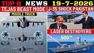 Indian Defence Updates : Tejas Mk1A Beast Mode,500 KW Laser Destroyers,J-35 Shock To Pakistan