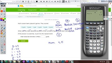 KK 6 Mean Absolute Deviation