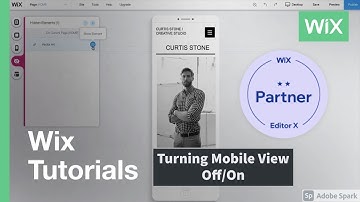 Enabling and Disabling the Mobile-Friendly View of Your Site | Wix Mobile Editor