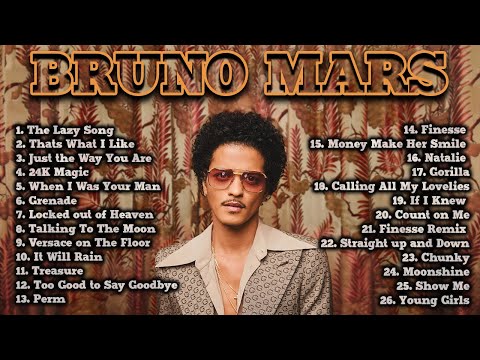 Bruno Mars Best Song 2025 Greatest Hits Playlist Bruno Mars Best Song 2025 Greatest Hits Playlist