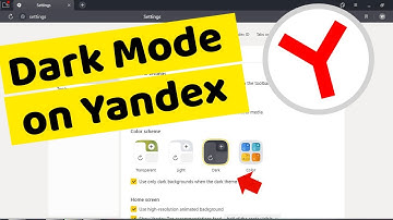 How to Enable Dark Mode in Yandex Browser?