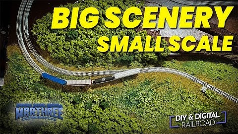 Z Scale Layout Build Part 2: Simple and Effective Scenery!