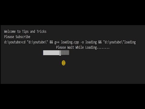Loading Bar Animation using c++ without any Graphics Header File | LPU | CSE 202 | by Sanchit