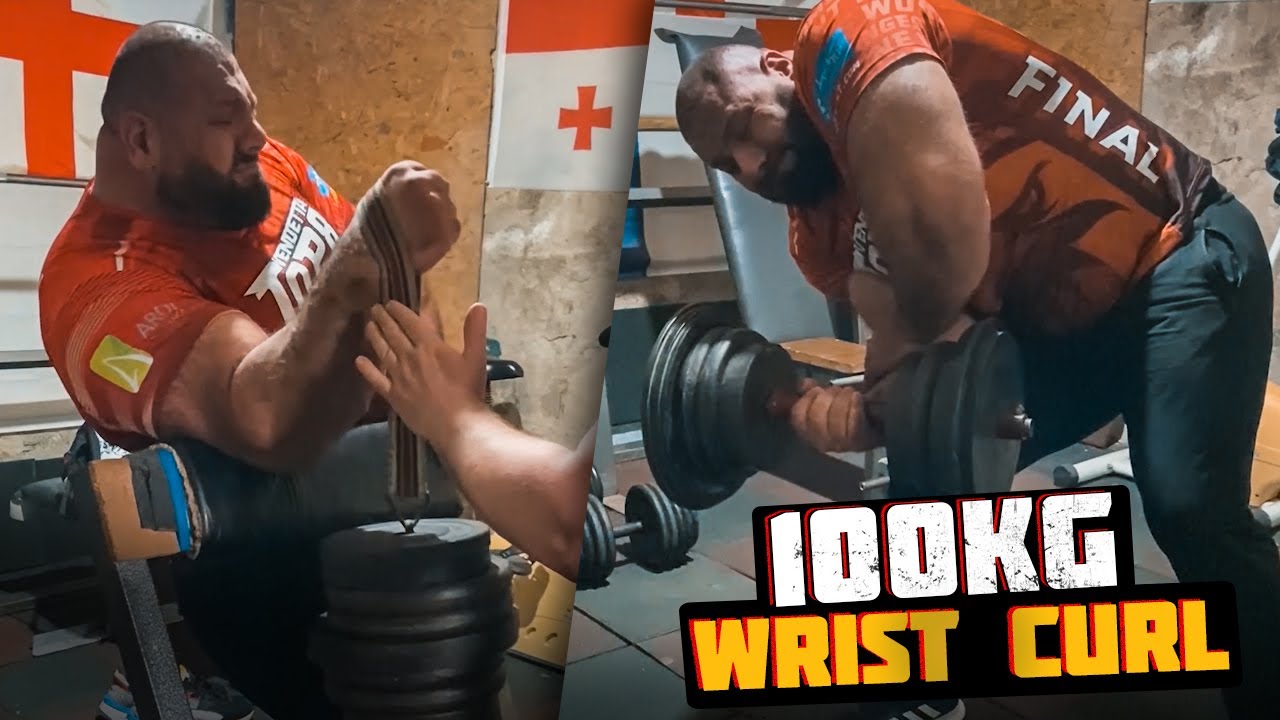 Levan Saginashvili Back Pressure and Wrist Heavy Workout!