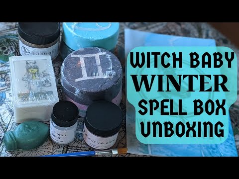 Witch Baby Soap Spell Box Unboxing - Astrology Bath Subscription Box