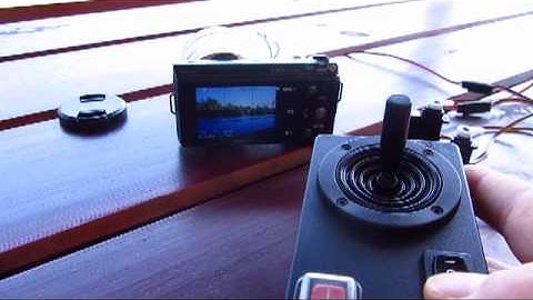 3-axis brushless motor Monkey-Gimbal.com radio test 1 - radio control at minimum size