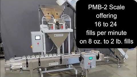 #WeighRight PMB 2 Scale with HC 20 recirculating conveyor Video