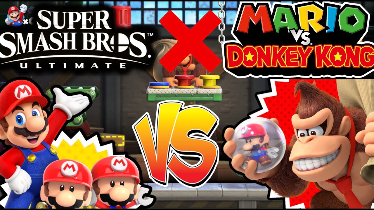 Super Smash Bros Ultimate Online Match 219 Mario vs Donkey Kong! Who