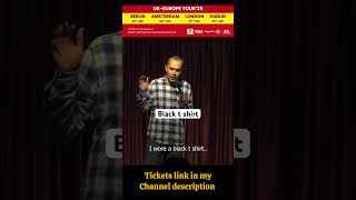 Black t shirt #standupcomedy #comedy #funny #jokes #london #berlin #amsterdam #dublin