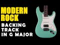 Modern Rock Backing Track in G Major - Easy Jam Tracks