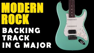 Modern Rock Backing Track in G Major - Easy Jam Tracks