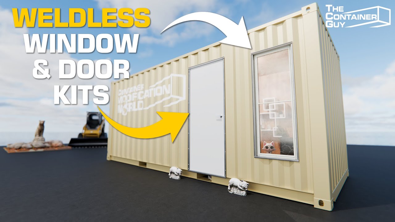 Shipping Container Cat Shelter Build | Full Modification Walkthrough ...