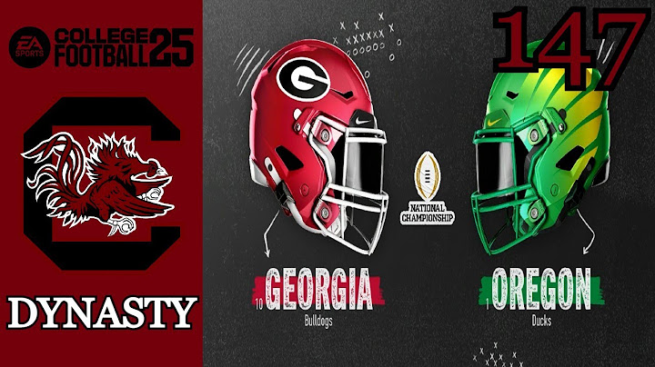 2032 NATIONAL CHAMPIONSHIP LIVESTREAM - EA Sports College Football 25 South Carolina Dynasty Ep. 147
