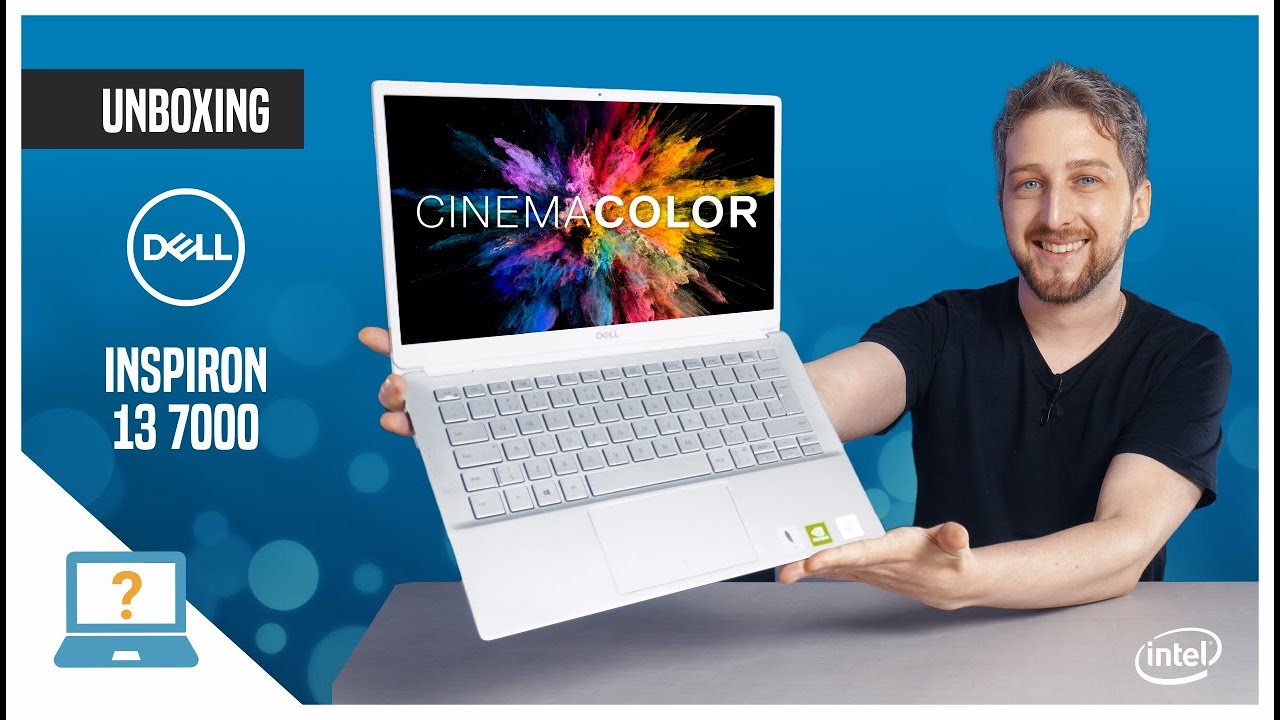 Unboxing Notebook premium ultrafino Dell Inspiron 13 7000