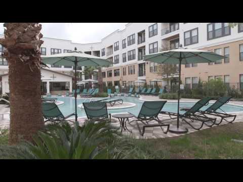 Resort-Style Swimming Pool at AMLI Campion Trail - Las Colinas Luxury Apartments