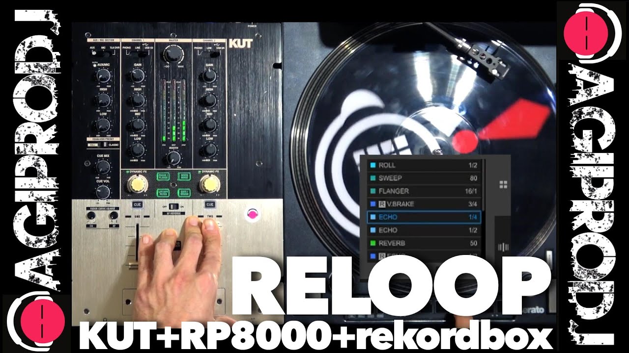 Reloop KUT - 2 Channel Battle FX DJ Mixer With innoFADER (Official ...