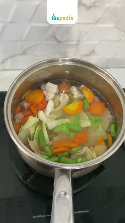 Resep MPASI: Sup Ayam Plung-Plung No Tumis