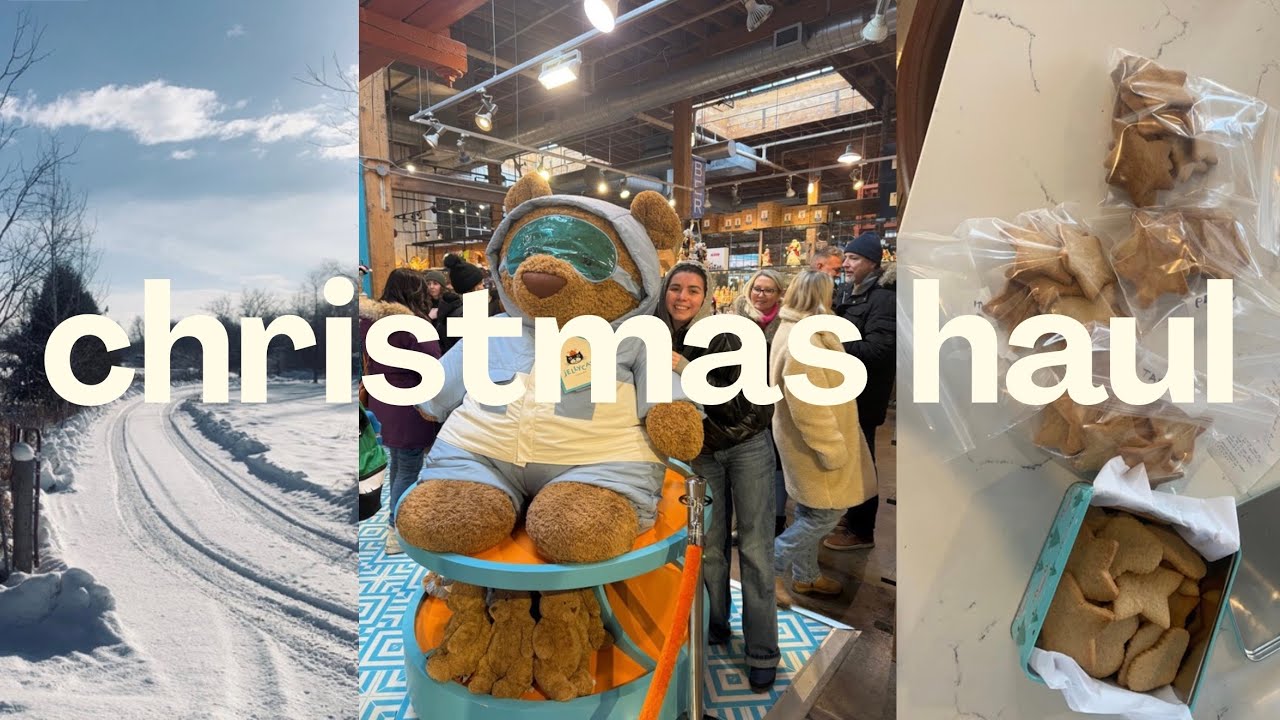 Christmas haul (hablo re bajo xq era tarde y había gente cerca entonces me dio vergüenza)