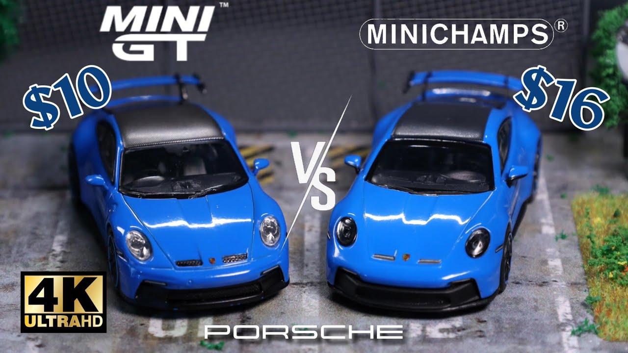 CHASE Porsche 911 (992) GT3 Shark Blue (Mini GT) Diecast 1:64