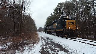 (HD) CSAO WPCA-51 Turning around at DCS BART in Winslow NJ. 6238/5640. 1/16/2024.