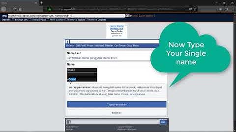 How To Make Single Name Facebook Id without vpn 2019 trick 100% work