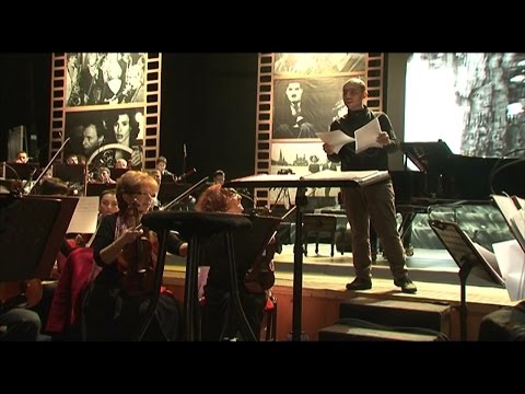 ჩარლი ჩაპლინი, ენიო მორიკონე და გია ყანჩელი ერთ სცენაზე