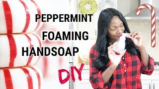 VLOGMAS‼️DIY🎄CHRISTMAS SCENTED FOAMING HAND SOAP