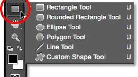 HOW TO USE PHOTOSHOP RECTANGLE TOOLS AND RECTANGLE TOOL WORK