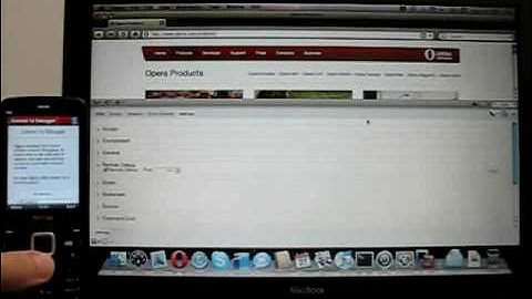 Opera Mobile 10: remote debugging with Opera Dragonfly