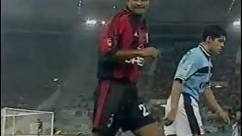 CAMPEONATO ITALIANO 99-00. LAZIO 4 X 4 MILAN. 5ºRODADA. JOGO COMPLETO