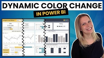 Dynamically change colors in Power BI using Conditional formatting NO BOOKMARKS, NO JSON