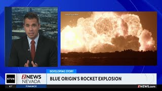 Massive explosion on launch pad for Blue Origin rocket