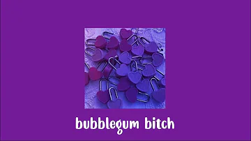 bubblegum bitch- marina [sped up + lyrics]