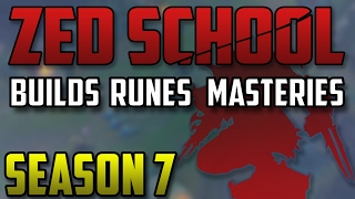 Zed School: Build, Runes & Masteries in Season 7