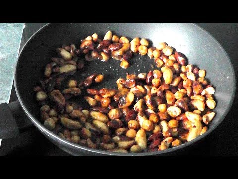 CHRISTMAS Honey Roasted Nuts How to make simple quick recipe