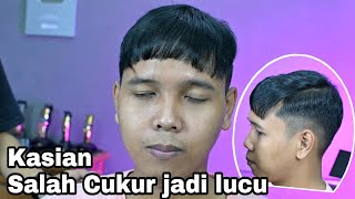 HANCUR..!!!' Memperbaiki cukuran rambut yang SALAH KAPRAH... PARAH..!!!'