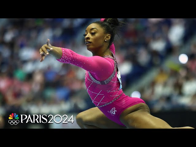 Simone Biles shines at Core Hydration Classic in first meet of Olympic cycle | NBC Sports