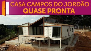 Casa Container Campos do Jordão quase pronta