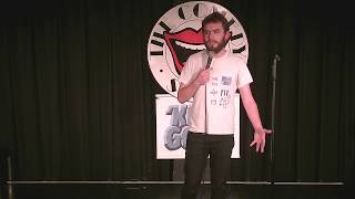 Victor Patrascan wins the King Gong at the Comedy Store London