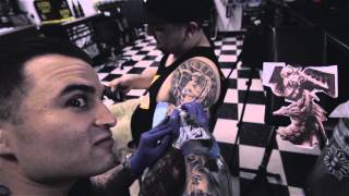Alec Rodriguez | Sleeve Session | GoodFellas Tattoos