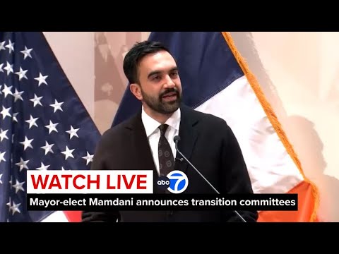 LIVE | NYC Mayor-elect Zohran Mamdani appoints 400+ people to more than dozen transition committees