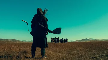 Kingdom: Ashin of the North 2021 Ashin shoots a bow. Ending scene