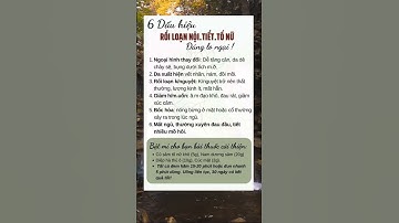 6 Dấu Hiệu Rối Loạn Nội Tiết Tố Nữ