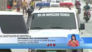 Detenidas dos estafadoras en Caracas – El Noticiero emisión Meridiana 03/06/24